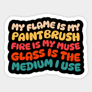 Lampworking Glassblowing Lampwork Artist Sticker